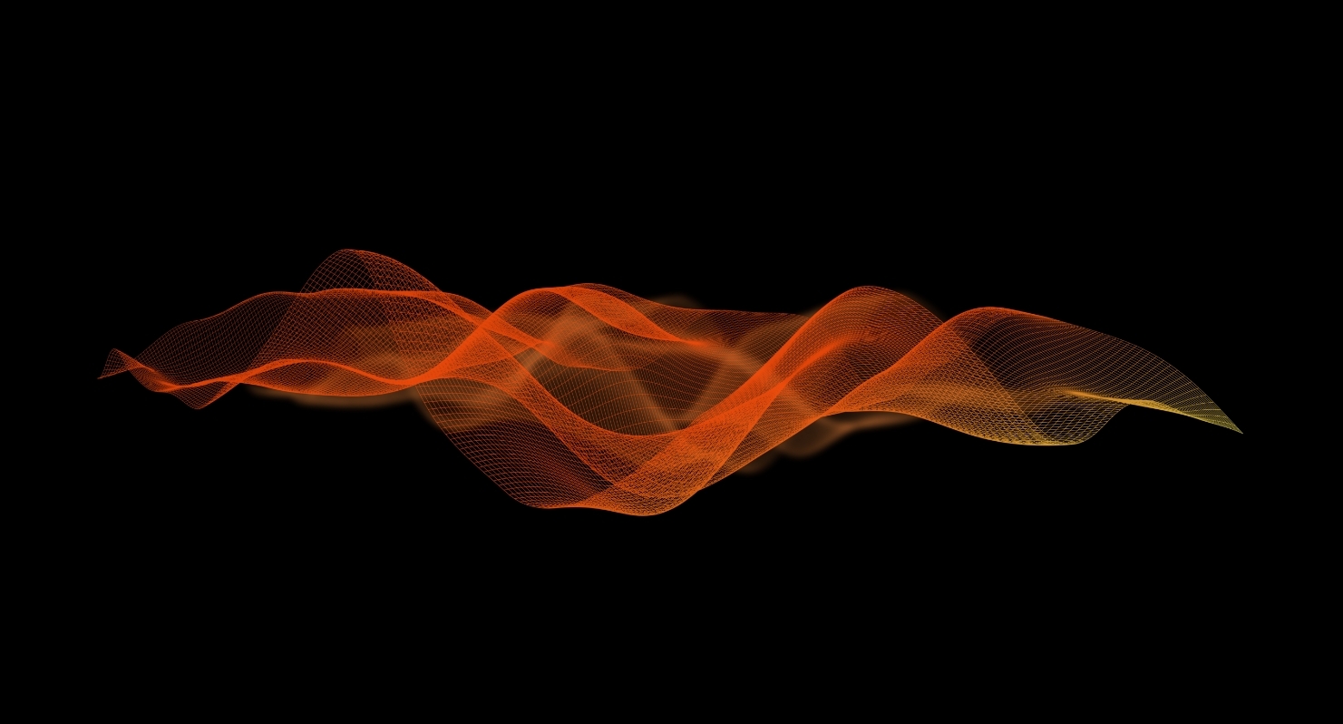 Illustration of pink soundwaves on black backgroun 2025 03 09 12 06 57 utc