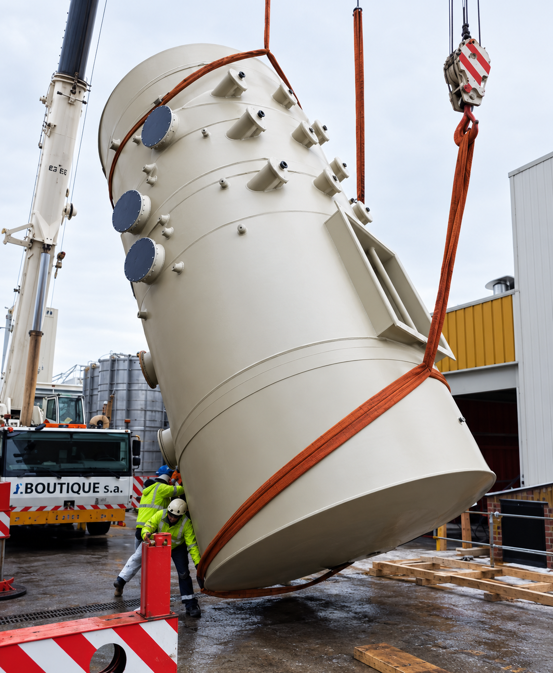 Industrial Vessel Crane Lift